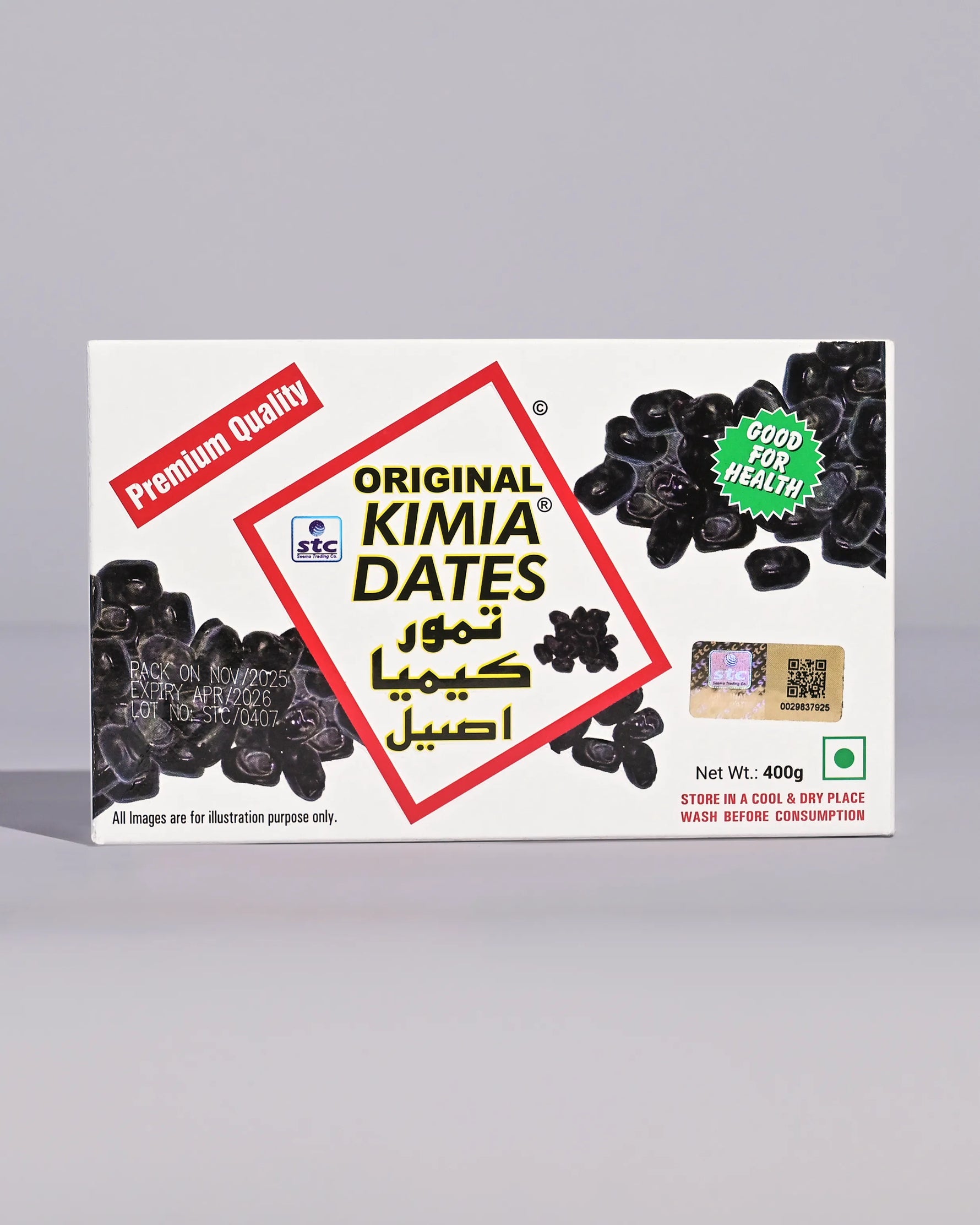 STC Original Kimia Mazafati Dates 400g cardboard box